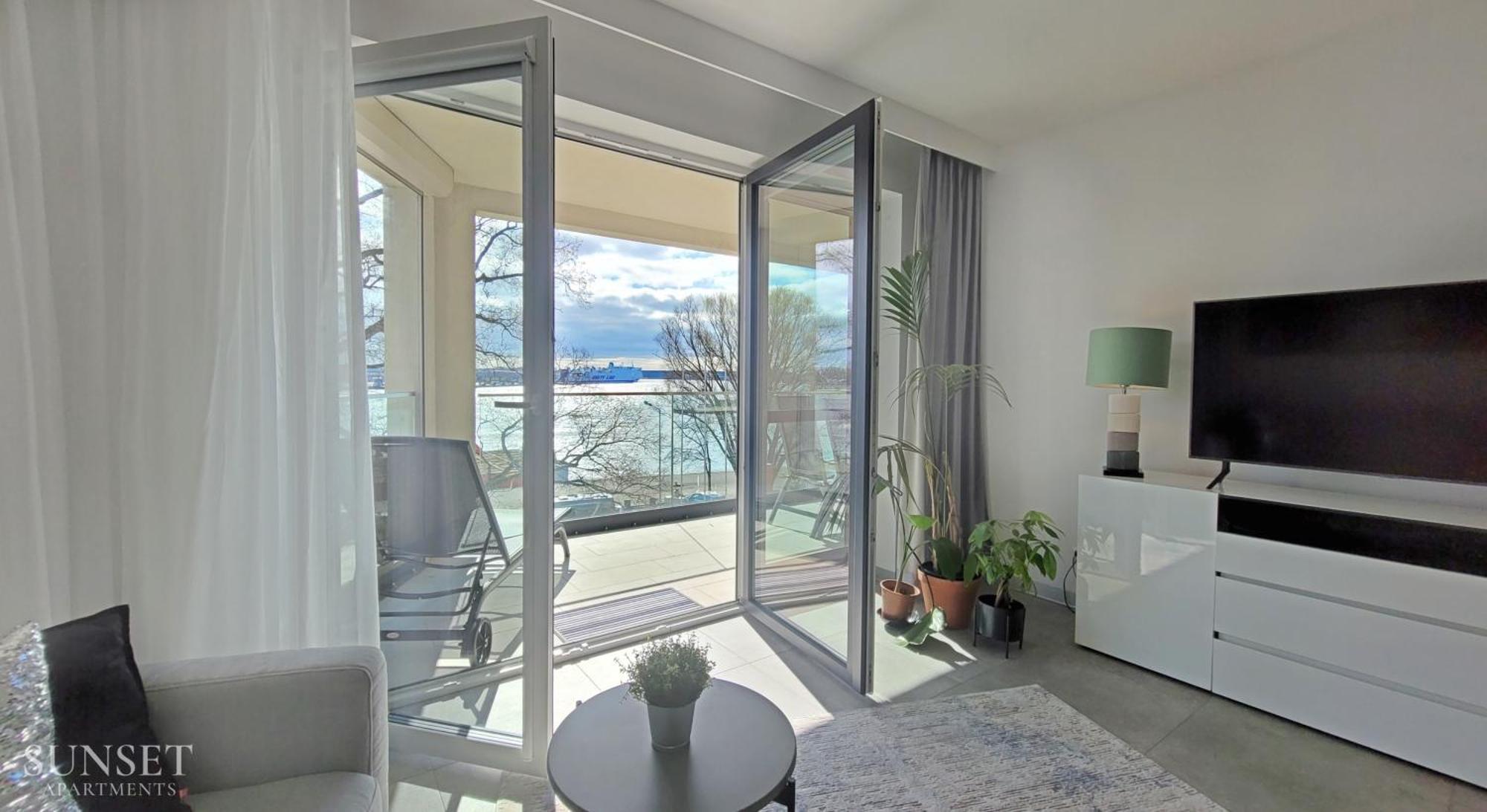Sunset Apartments - Flotylla. Widok Na Port + Parking. Свиноуйсьце Экстерьер фото